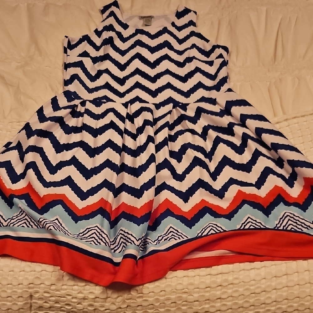 Chevron Patterned Dress